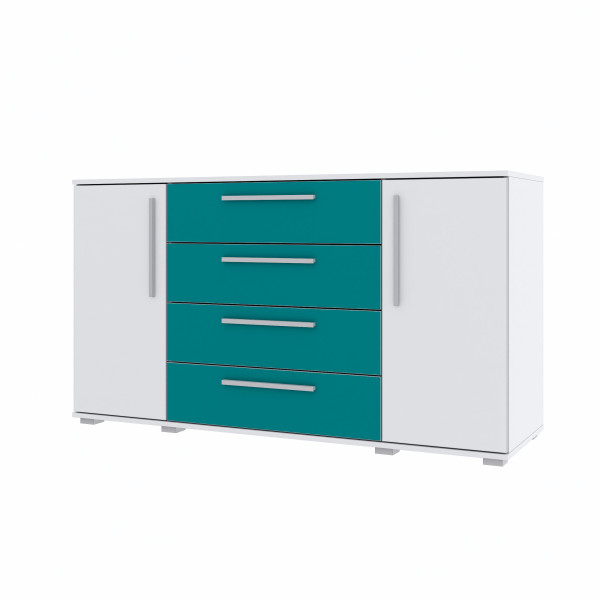 Komoda R2-160 matowe fronty - turkus 963414