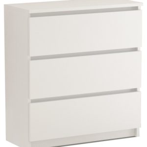 Komoda RICO 3S biała 80 cm 744968 Komoda RICO 3S biała 80 cm 744968