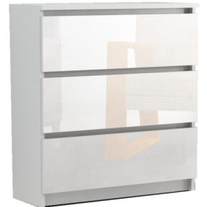 Komoda Rico 3S Wysoki Połysk 70 Cm Akryl 744969 Komoda Rico 3S Wysoki Połysk 70 Cm Akryl 744969