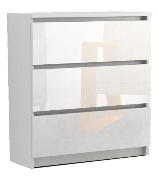 Komoda Rico 3S Wysoki Połysk 80 Cm Akryl 744964
