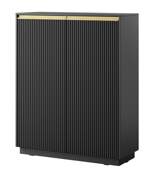 Komoda ROY do przedpokoju w stylu nowoczesnym KW104 - czarna 325505