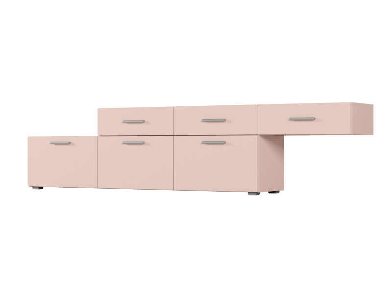 Komoda Różowy Multi-Smart 180 – 240 cm 1066082