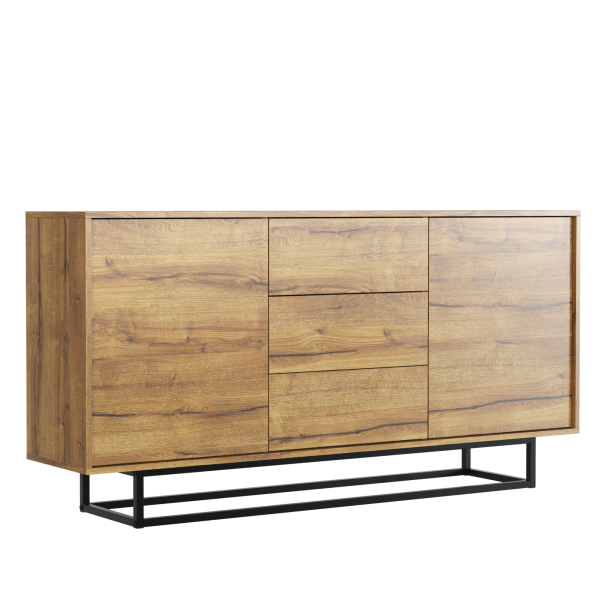 Komoda RTV 140cm Loft ONE FURNITURE - Laminat Dębowy 202454