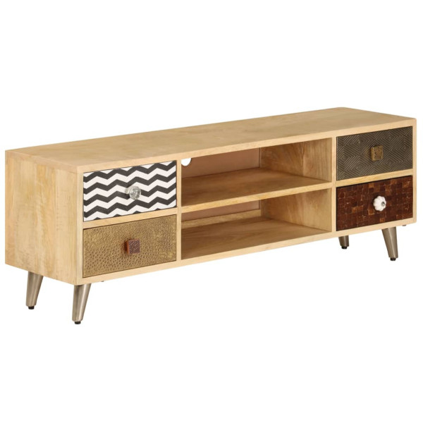 Komoda Rtv Brąz Mat Szuflady Nowoczesny Salon 120x30x40cm 773084