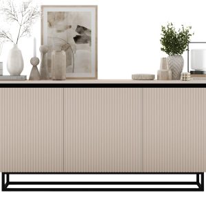 Komoda RTV Glamour Kaszmir mat szafka RTV czarny stelaż 167 cm 670277 Komoda RTV Glamour Kaszmir mat szafka RTV czarny stelaż 167 cm 670277