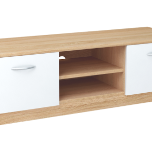 Komoda RTV K029 Dąb Sonoma-Biały 36x120x41 cm Bestseller 573578