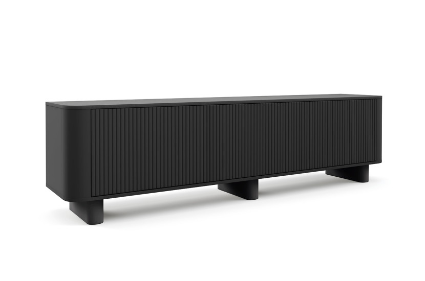 Komoda RTV Misterio 200cm Czarny 878971