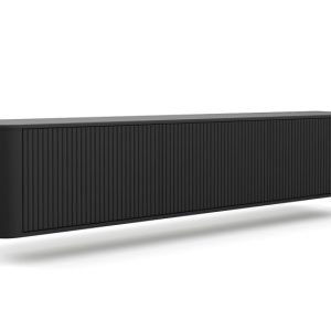 Komoda RTV Misterio 200cm wisząca Czarna 878977 Komoda RTV Misterio 200cm wisząca Czarna 878977