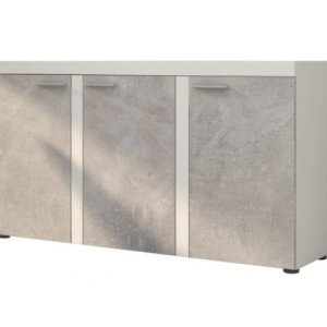 Komoda RUMBA 3D Beton/Biały 285616 Komoda RUMBA 3D Beton/Biały 285616