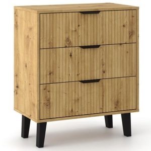Komoda Scandi 3S SLIM dąb artisan 662170 Komoda Scandi 3S SLIM dąb artisan 662170