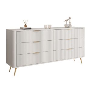 Komoda SCARLETT 6S z szufladami, beżowy 858830