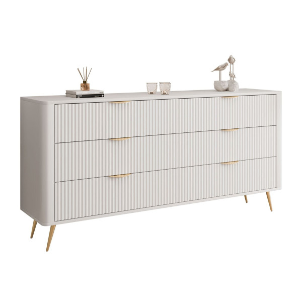 Komoda SCARLETT 6S z szufladami, beżowy 858830
