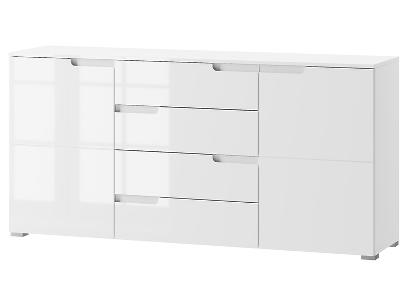 Komoda Selene 165 cm z 2 drzwiami i 4 szufladami biała 985105