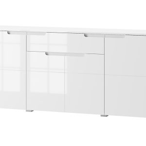 Komoda Selene 180 cm z 4 drzwiami i szufladą biała 985132