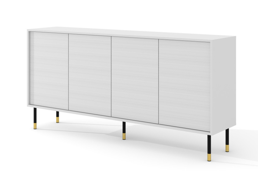 Komoda SHERWOOD 180 cm 4D biały mat 240508