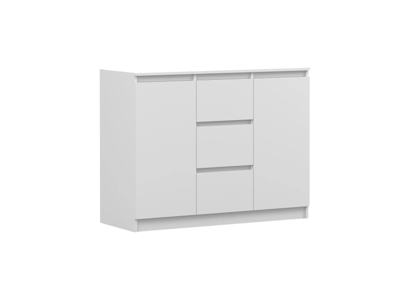 Komoda Solo 2D3S 120 cm Biały/Biały 1021770