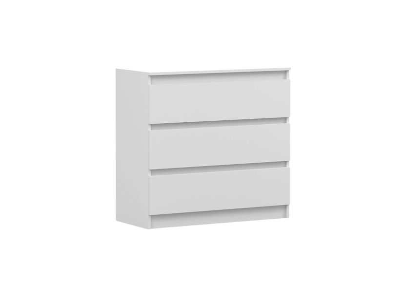 Komoda Solo 3S 90 cm Biały/Biały 1021769