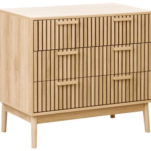 Komoda styl skandynawski szuflady jasne drewno 394731 Komoda styl skandynawski szuflady jasne drewno 394731