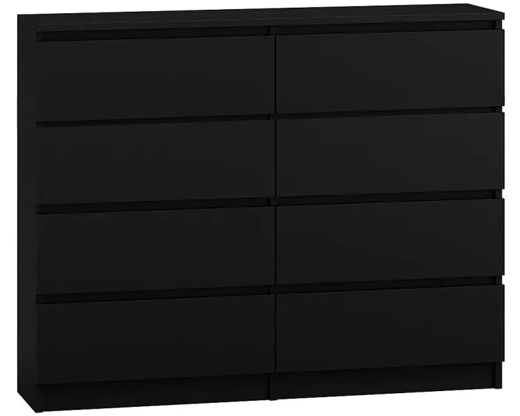 Komoda Syntia 120 cm - czarna 708226