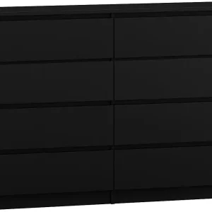 Komoda Syntia 2X 140 cm – czarna 708256 Komoda Syntia 2X 140 cm – czarna 708256