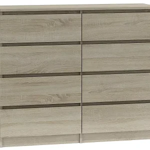 Komoda Syntia 2X 140 cm – dąb sonoma 708236 Komoda Syntia 2X 140 cm – dąb sonoma 708236