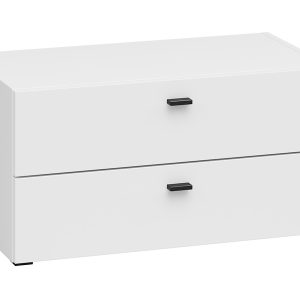 Komoda System 64 z 2 szufladami biała 787946 Komoda System 64 z 2 szufladami biała 787946
