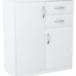 Komoda szafka 2D2S BIAŁA szuflady regał półka 223176 Komoda szafka 2D2S BIAŁA szuflady regał półka 223176