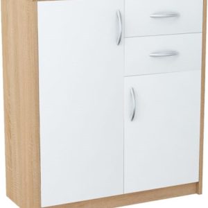 Komoda szafka 2D2S BIAŁY-SONOMA szuflady regał 223193 Komoda szafka 2D2S BIAŁY-SONOMA szuflady regał 223193