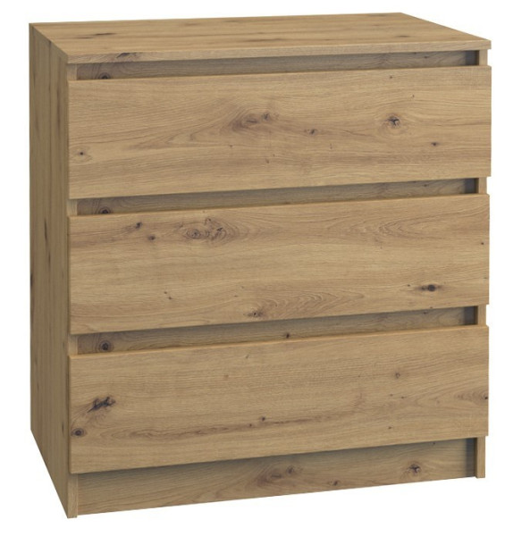 Komoda szafka 3 szuflady M3 - Dąb artisan 82004