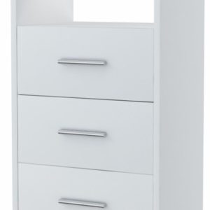 Komoda szafka 3SO BIAŁA 40cm szuflady komoda regał 223203 Komoda szafka 3SO BIAŁA 40cm szuflady komoda regał 223203