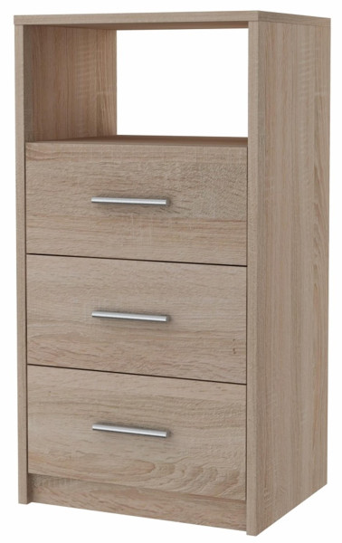 Komoda szafka 3SO DĄB SONOMA 40cm szuflady regał 223182