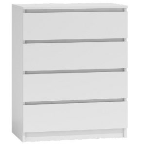 Komoda szafka 4 szuflady M4 biała 78437 Komoda szafka 4 szuflady M4 biała 78437