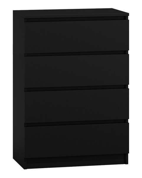 Komoda szafka 4 szuflady M4 czarna 78444