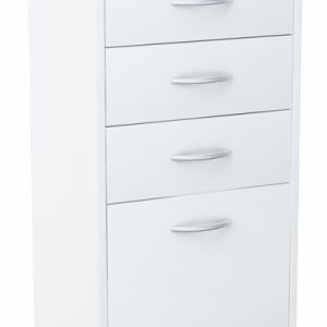 Komoda szafka 45cm 4S BIAŁA 4 szuflady regał 223179 Komoda szafka 45cm 4S BIAŁA 4 szuflady regał 223179