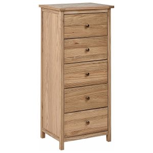Komoda szafka 5 szuflad jasne drewno 438189 Komoda szafka 5 szuflad jasne drewno 438189