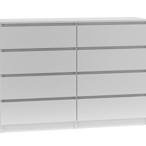 Komoda szafka 8 szuflad M8 140 cm biała 78440 Komoda szafka 8 szuflad M8 140 cm biała 78440