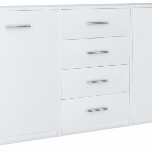 Komoda szafka BODO 180 2D4S BIAŁA duża pojemna 224036 Komoda szafka BODO 180 2D4S BIAŁA duża pojemna 224036