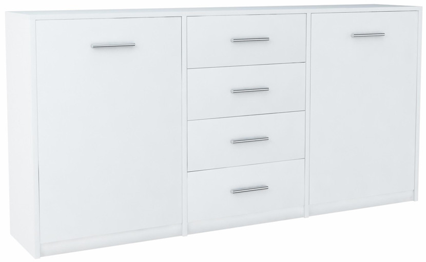 Komoda szafka BODO 180 2D4S BIAŁA duża pojemna 224036