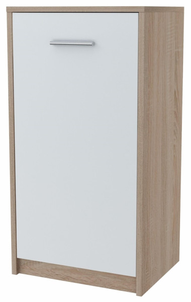 Komoda szafka BODO 1D BIAŁY-SONOMA 40cm regał 228568