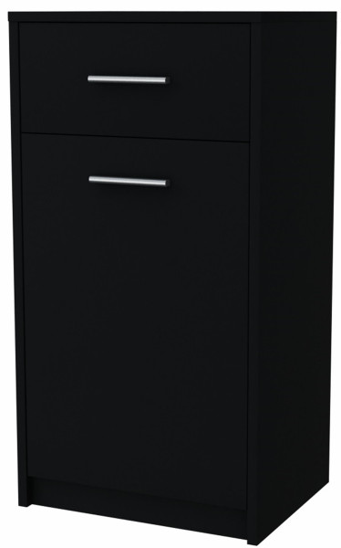 Komoda szafka BODO 1D1S CZARNA 1 drzwi 1 szuflada 509637