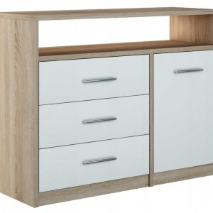 Komoda szafka BODO 1D3SO 100 BIAŁY-SONOMA regał 223200 Komoda szafka BODO 1D3SO 100 BIAŁY-SONOMA regał 223200