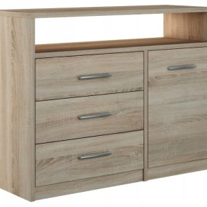 Komoda szafka BODO 1D3SO 100 SONOMA szuflady regał 223194 Komoda szafka BODO 1D3SO 100 SONOMA szuflady regał 223194