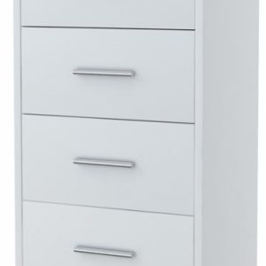 Komoda szafka BODO 4S BIAŁA 40cm regał szuflady 223171 Komoda szafka BODO 4S BIAŁA 40cm regał szuflady 223171