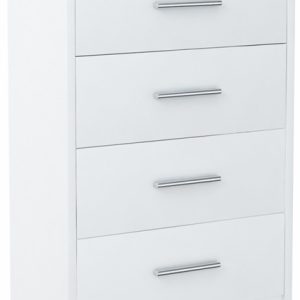Komoda szafka BODO 60cm 4S BIAŁA 4 szuflady regał 224032 Komoda szafka BODO 60cm 4S BIAŁA 4 szuflady regał 224032