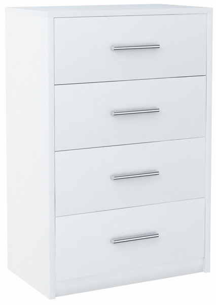 Komoda szafka BODO 60cm 4S BIAŁA 4 szuflady regał 224032