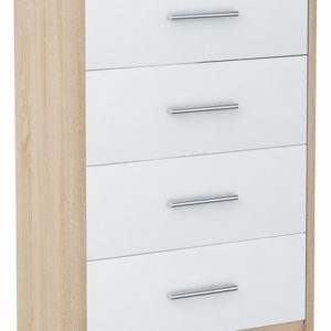 Komoda szafka BODO 60cm 4S BIAŁY-SONOMA regał 224033 Komoda szafka BODO 60cm 4S BIAŁY-SONOMA regał 224033