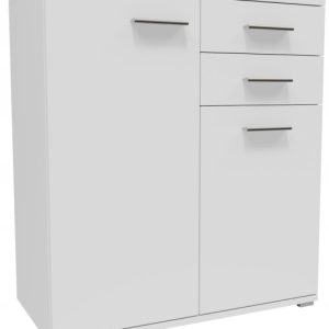 Komoda szafka CR3-KD2 biała mały kompaktowy regał półka na ubrania zabawki 851265 Komoda szafka CR3-KD2 biała mały kompaktowy regał półka na ubrania zabawki 851265