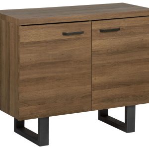 Komoda szafka dwudrzwiowa ciemne drewno 193028 Komoda szafka dwudrzwiowa ciemne drewno 193028