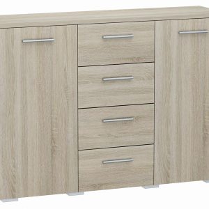 Komoda szafka HELENA 120cm 2D4S DĄB SONOMA 516246
