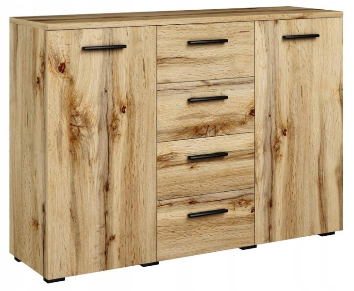 Komoda szafka HELENA 120cm 2D4S WOTAN 4 szuflady 516247